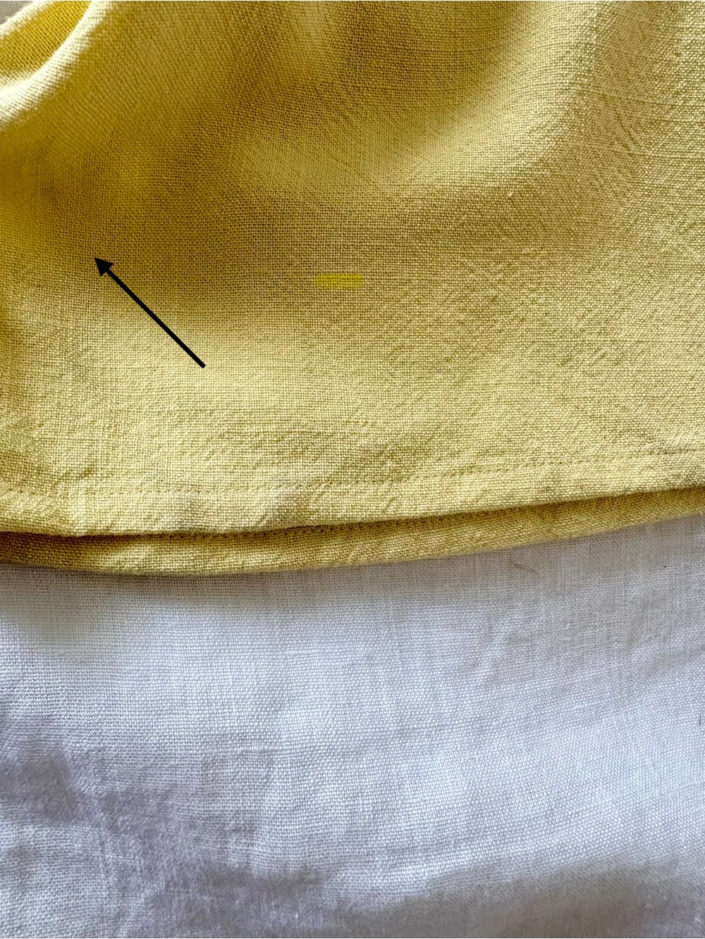 Sienna Sky Yellow Linen Blend Wide Leg Pants M Pull On Coastal Resort NWOT - Picture 8 of 13
